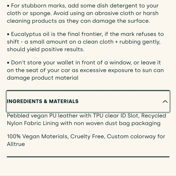 New Wine colored vegan leather wallet - Picture 8 of 8